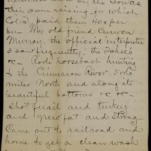 a page of handwritten text