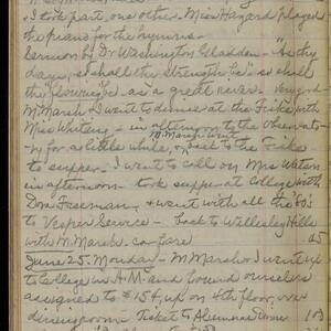 a page of handwritten text