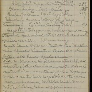 a page of handwritten text