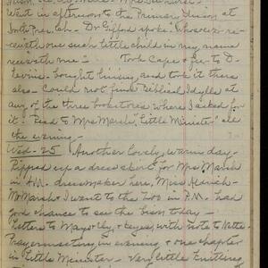 a page of handwritten text