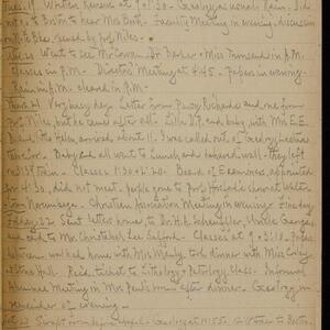 a page of handwritten text