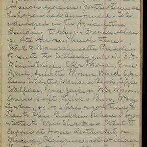 a page of handwritten text