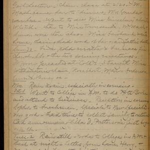 a page of handwritten text