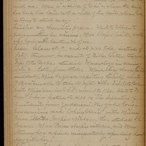 a page of handwritten text