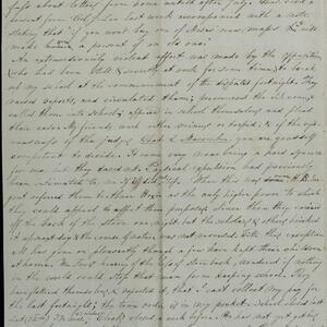 a page of handwritten text