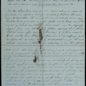 a page of handwritten text