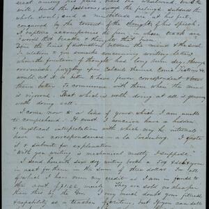 a page of handwritten text