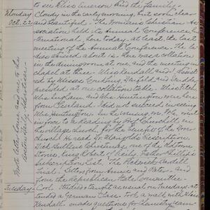 a page of handwritten text