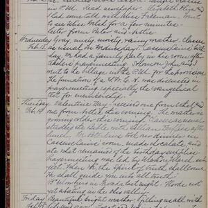 a page of handwritten text