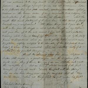 a page of handwritten text