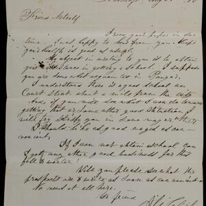 a page of handwritten text