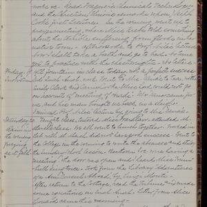 a page of handwritten text