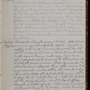 a page of handwritten text