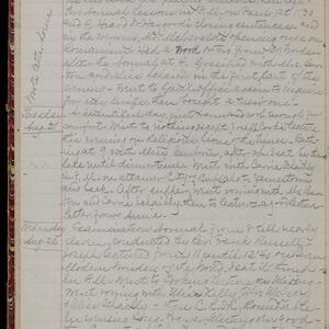 a page of handwritten text