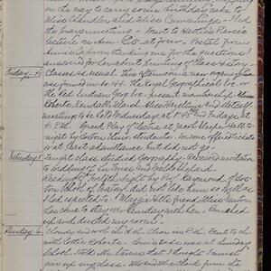 a page of handwritten text