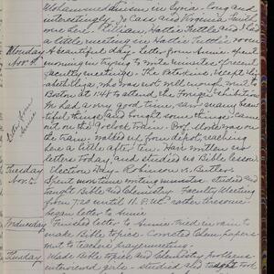 a page of handwritten text