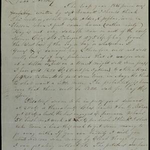 a page of handwritten text