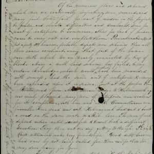 a page of handwritten text