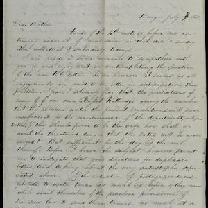 a page of handwritten text
