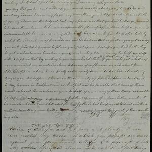 a page of handwritten text