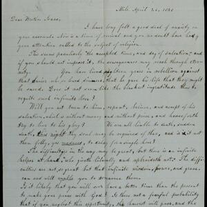 a page of handwritten text