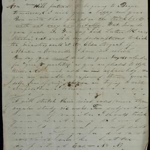 a page of handwritten text