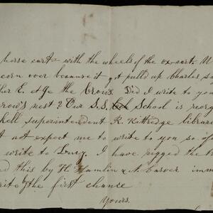a page of handwritten text