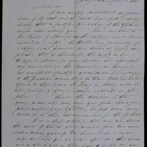 a page of handwritten text