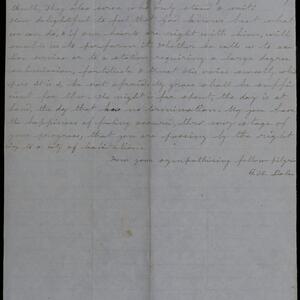 a page of handwritten text