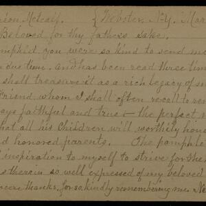 a page of handwritten text