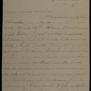 a page of handwritten text