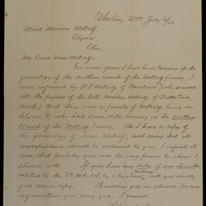 a page of handwritten text