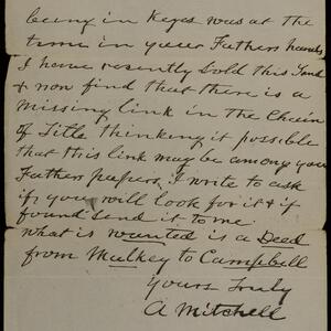 a page of handwritten text