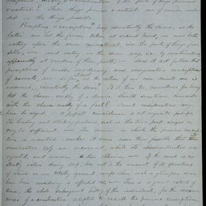 a page of handwritten text