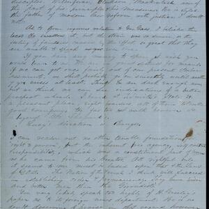 a page of handwritten text