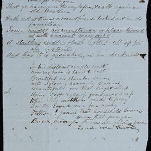 a page of handwritten text
