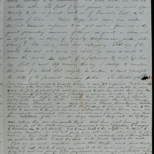 a page of handwritten text