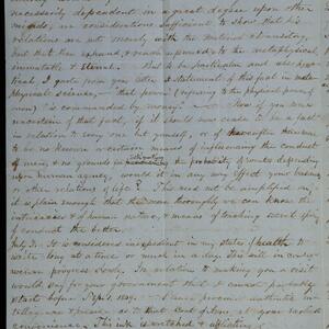 a page of handwritten text