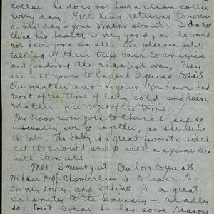 a page of handwritten text