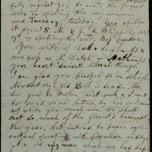 a page of handwritten text