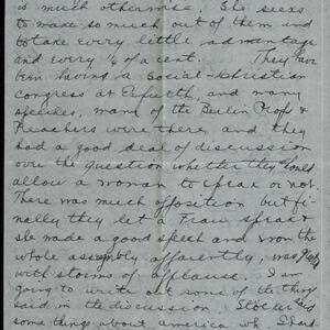 a page of handwritten text