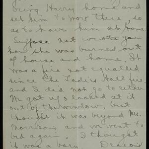 a page of handwritten text