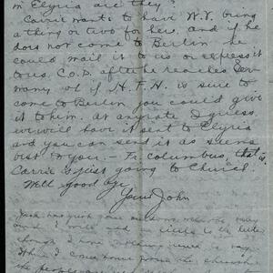 a page of handwritten text