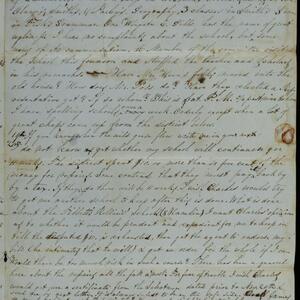 a page of handwritten text