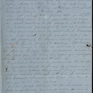 a page of handwritten text