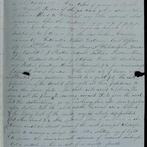 a page of handwritten text