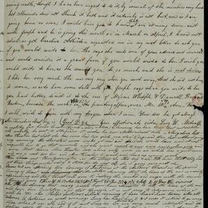 a page of handwritten text