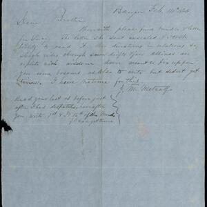 a page of handwritten text