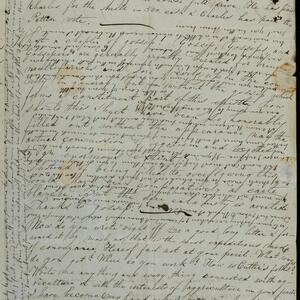 a page of handwritten text