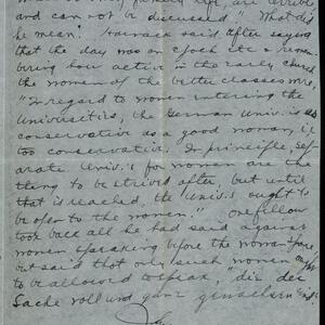 a page of handwritten text